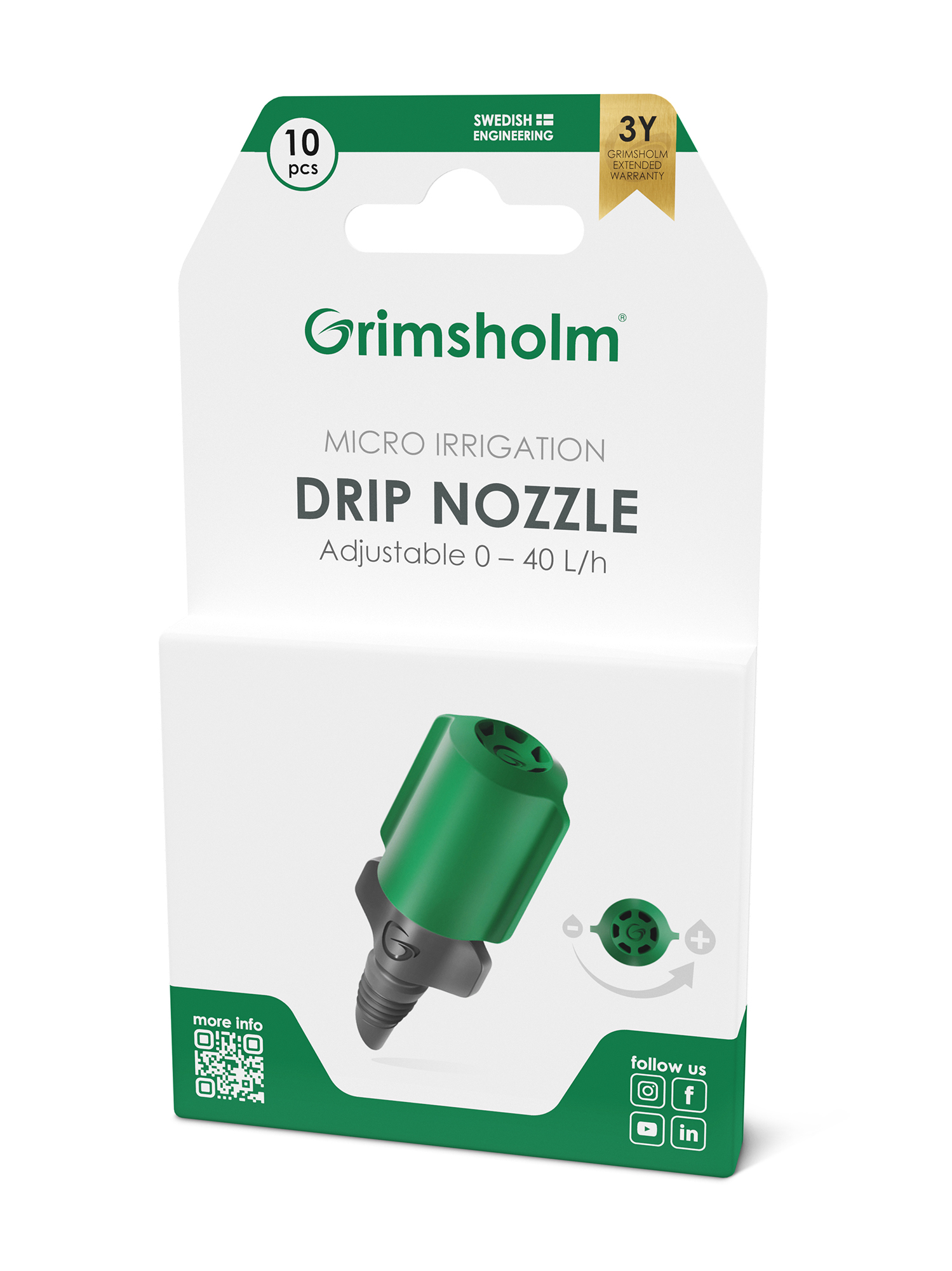 Dropp-munpackycke, 10 pack